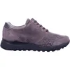 A side view of a gray sneaker with a snake-print accent. Produktbild-Vorschau