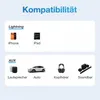 Qost – Lightning auf AUX Kabel – Schwarz – 1 Meter – Produktbild-Vorschau 2