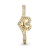 Pandora Timeless Wishbone Sparkling Heart Ring 169302C01 Podgląd zdjęcia produktu 3