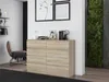 Komoda Malwa M8 140 cm z 8 szufladami w kolorze sonoma Produktbild-Vorschau 10