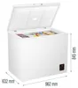 Gorenje G600 Freistehend Gefriertruhe, 84.5 x 96.2 x 63.2 Produktbild-Vorschau 4