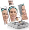 Specchio a LED Pieghevole con Contenitore per Trucchi 3 in Anteprima dell’immagine prodotto 11