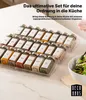 sada 2 oceľových zásuviek na korenie s 24 koreničkami, 144 Náhľad obrázku produktu 5