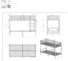 H.J WeDoo Lit superposé 90x200cm | Échelle stable avec Voir les images du produit 17