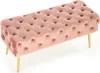 Halmar Gepolsterte Flurbank Athena - rosa / gold Produktbild-Vorschau 4