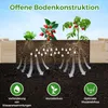 COSTWAY Hochbeet Holz, Gartenbeet ohne Boden, Kräuterbeet, Produktbild-Vorschau 4