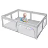 Baby Laufgitter mit 50 Kugel 205x147x66cm Aktivitätszentrum Produktbild-Vorschau 1