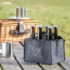 com-four® 2x Flaschentasche - Getränkehalter aus Filz für 6 Produktbild-Vorschau 2