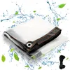 Aopunly Wasserdichte Transparente PVC Plane mit Ösen, Produktbild-Vorschau 1