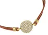 FOSSIL Armband Sadie Leather Bracelet Gold braun Produktbild-Vorschau 8