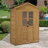 M MCombo Gartenschrank Gartenhaus Holz Begehbar, Produktbild-Vorschau 2