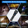 2000 Lumen LED-Taschenlampe mit Zoom & USB-C - 3W COB Produktbild-Vorschau 8