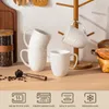 VANCASSO Becher Set, 4-tlg Steingut Tassen, 420ml Produktbild-Vorschau 3