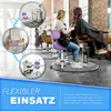 TRESKO Roller Stool Purple s opierkou Pracovná stolička Náhľad obrázku produktu 4
