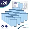 Sada 20 vodních filtrů AquaFloow Cleani kompatibilních s Náhled obrázku produktu 1