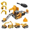 4 in 1 DIY Auseinander Nehmen Auto Toys, Baufahrzeuge Set Produktbild-Vorschau 4
