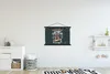 MuchoWow® Textilposter Jahrgang - Skelett - Baseball 90x60 Produktbild-Vorschau 2
