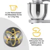 KLAMER Küchenmaschine 1800W, Knetmaschine mit 6 Liter Produktbild-Vorschau 5