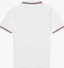 Fred Perry Twin Tipped Polo Weiß Produktbild-Vorschau 3