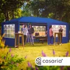 CASARIA® Pavillon 3x6m UV-Schutz 18m² Dachösen Produktbild-Vorschau 2
