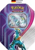 A tin box for a Pokemon trading card game, featuring artwork of Pokemon characters. Anteprima dell’immagine prodotto
