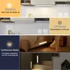 Collage of images showing different modes of LED under-cabinet lights and stair lights. Produktbild-Vorschau