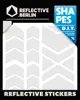 Reflective Berlin Chevrons Reflektierende Aufkleber Produktbild-Vorschau 5