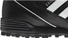 A close-up view of the side of a black Adidas Kaiser 5 Team soccer cleat, showing the sole and the Adidas stripes. Produktbild-Vorschau