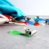 Set van 8 servetclips, kleurrijk, van metaal Productafbeelding-voorbeeld 3