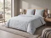 BELIANI Set di biancheria da letto in cotone azzurro a Anteprima dell’immagine prodotto 8
