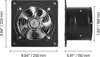 Vevor HDB-200C, Wand, Küche, Schwarz, 978,6 m³/h, 1 Lüfter, Produktbild-Vorschau 8