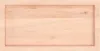 vidaXL Tischplatte 80x40x(2-6) cm Massivholz Eiche Produktbild-Vorschau 4