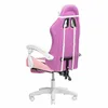 A side view of a pink and white gaming chair. Produktbild-Vorschau