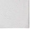 Tapis moelleux avec de beaux motifs de lignes en blanc Voir les images du produit 3
