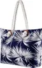 Große Strandtasche Shopper mit Reißverschluss - Seegras Produktbild-Vorschau 2