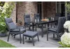 Gartenmöbelset Relaxsessel Merida + Hocker mit Tisch Tarifa Produktbild-Vorschau 8