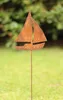 Rost Gartenstecker Segelboot 61,5 cm maritime Gartendeko Produktbild-Vorschau 4