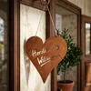 Schild Herzlich Willkommen Herz 18x20cm Garten-Deko Produktbild-Vorschau 3