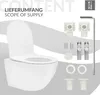 LuxeBath bezramkowa wisząca toaleta długa 52 cm, biały Podgląd zdjęcia produktu 6