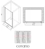 CERANO – Sprchové krídlové dvere Antelo L/P – 6 mm – chróm, Náhľad obrázku produktu 4