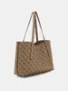 Guess GUESS Brenton shopper tas, beige Productafbeelding-voorbeeld 10