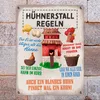 Hühnerstall Regeln Metallschild in 15x20 cm für Produktbild-Vorschau 7