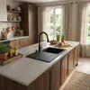 Granitan - Lavello in granito - Lavandino 77,5x43,5 cm - Anteprima dell’immagine prodotto 8