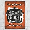 Der Abwasch kann warten, das Leben nicht Metallschild XXL Produktbild-Vorschau 2