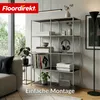 Floordirekt Concept Epure MK-015 Metallregal, B78×T40×H118 Produktbild-Vorschau 8
