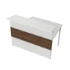 Kerkmann Anbautheke gerade, weiß, nussbaum 140,0 x 92,0 x Produktbild-Vorschau 1