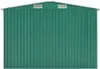 vidaXL Casetta da giardino 257x489x181 cm in metallo verde Anteprima dell’immagine prodotto 12
