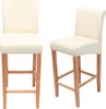 2er-Set Barhocker HWC-C33, Barstuhl Tresenhocker, Holz  Produktbild-Vorschau 1