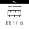 TOJ Living Armoire murale - 50CM - 9 crochets - Crochets Voir les images du produit 4