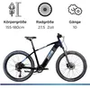 Zündapp Z808 E-Mountainbike 27,5 Zoll dunkelblau 50 cm Produktbild-Vorschau 3